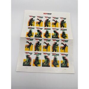 1 Book of 20 US Forever Stamps Hip Hop